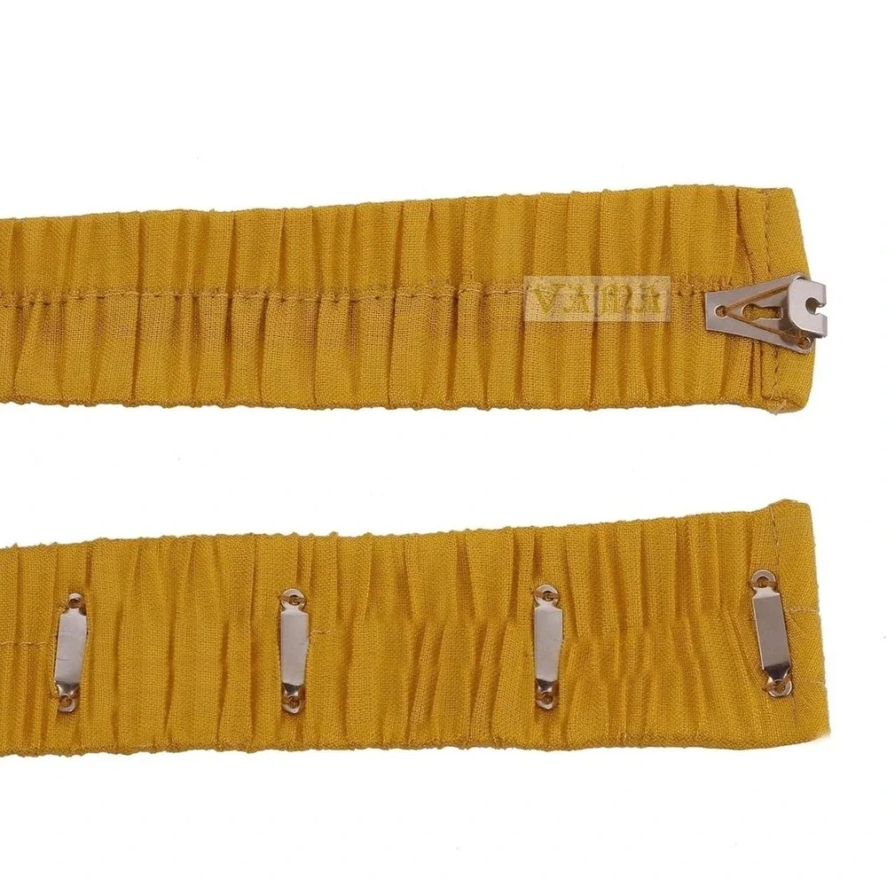Gold Beaded Rhinestone Scalloped Elastic Waist Belt Ethnic Kamarband Statement